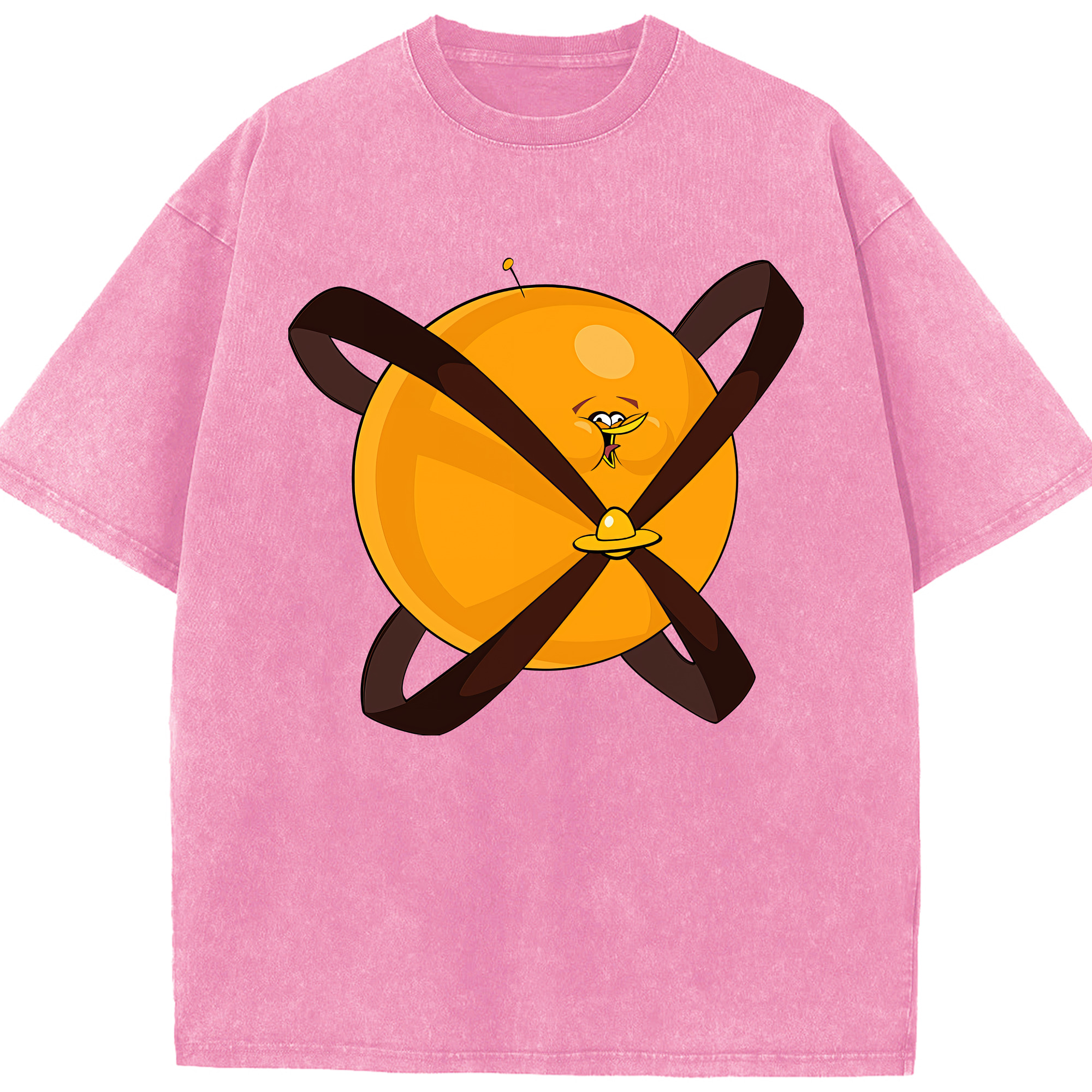 （画像用） Angry Birds アングリーバード 綿100% ヴィンテージ風 半袖Tシャツ（フロントプリント）